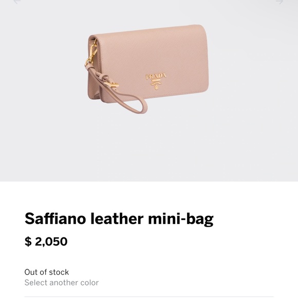 Prada Saffiano Leather Mini Bag - Picture 4 of 4